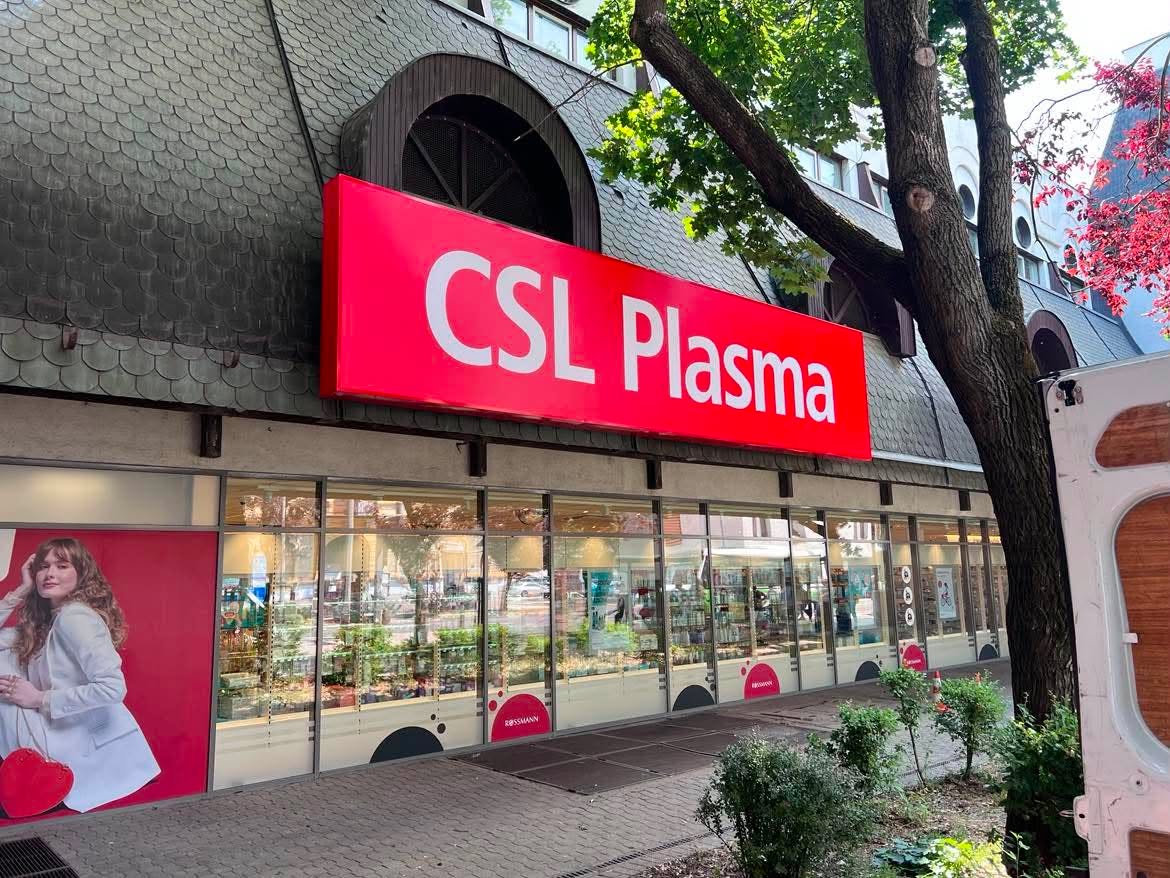 CSL Plazma világító cégtábla