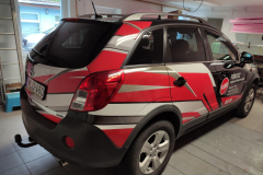 Fami autósiskola dekorfólia