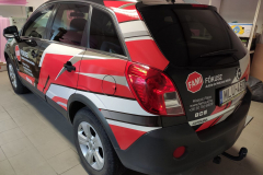 Fami autósiskola dekorfólia