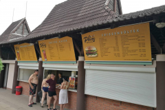 Selyemréti Strand büfé ártábla
